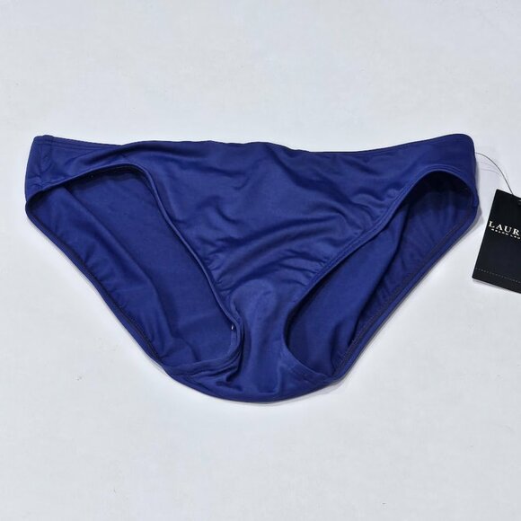 Lauren Ralph Lauren Solid Hipster Swim Bottom - Picture 5 of 9